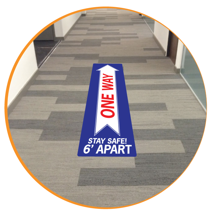 Floor Graphics - Carpet or Hard Surface 2