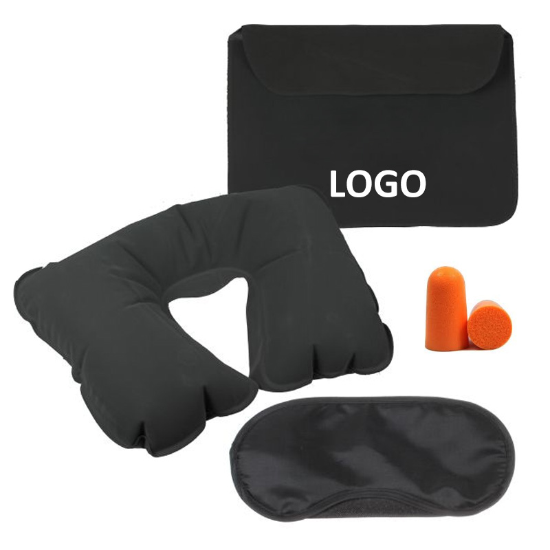 Pillow Ear Plug and Eye Mask Travel Set 2