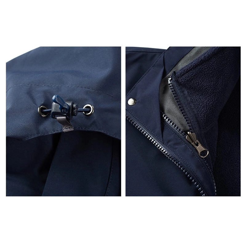 Waterproof Detachable 2-layer Hiking Jacket & Outdoor Coat 4