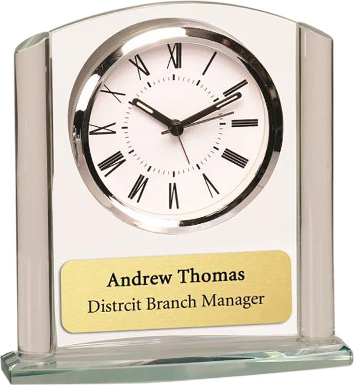 Silverton Glass Clock I 1