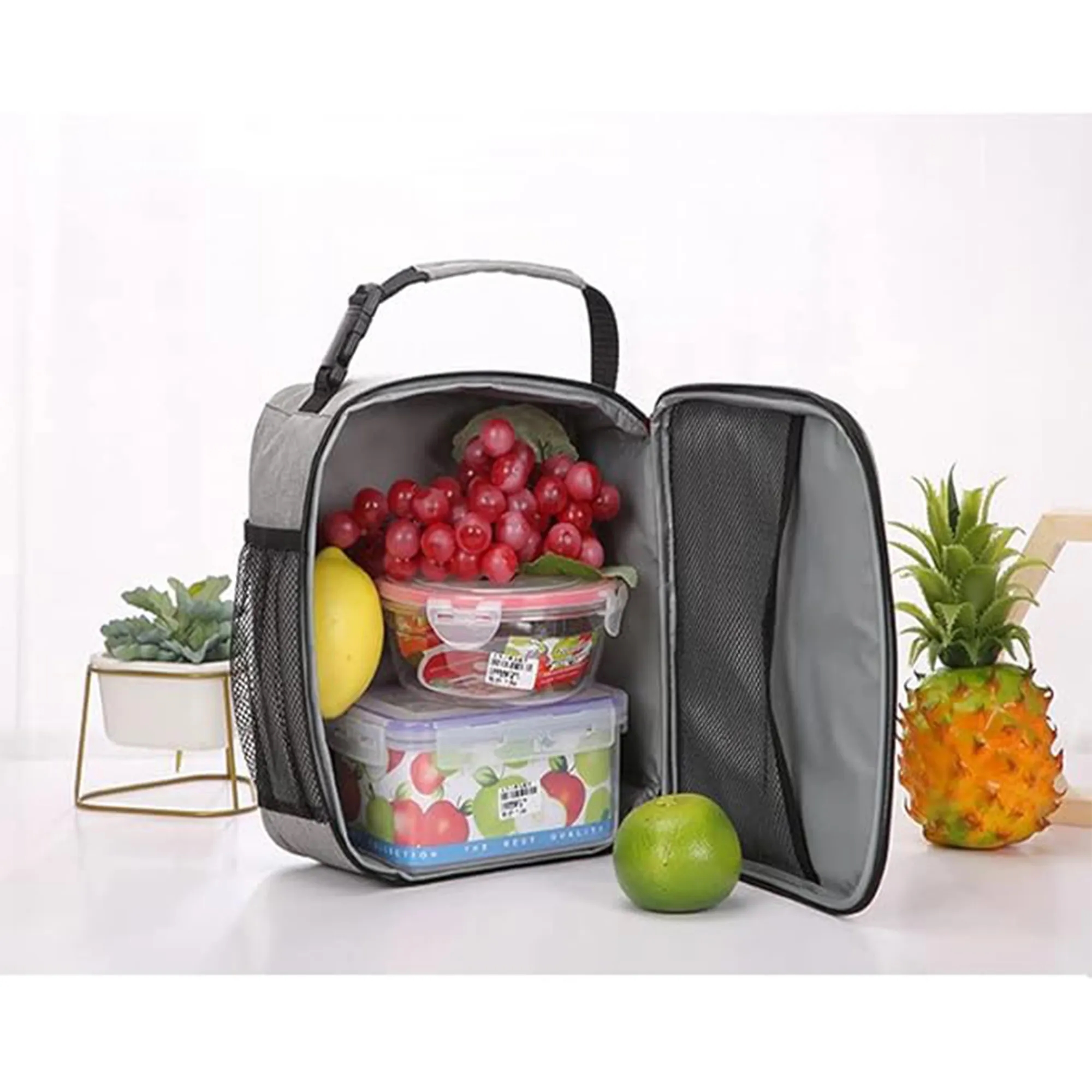Stock Reusebale Portable Compact Lightweight Lunch Bag 1
