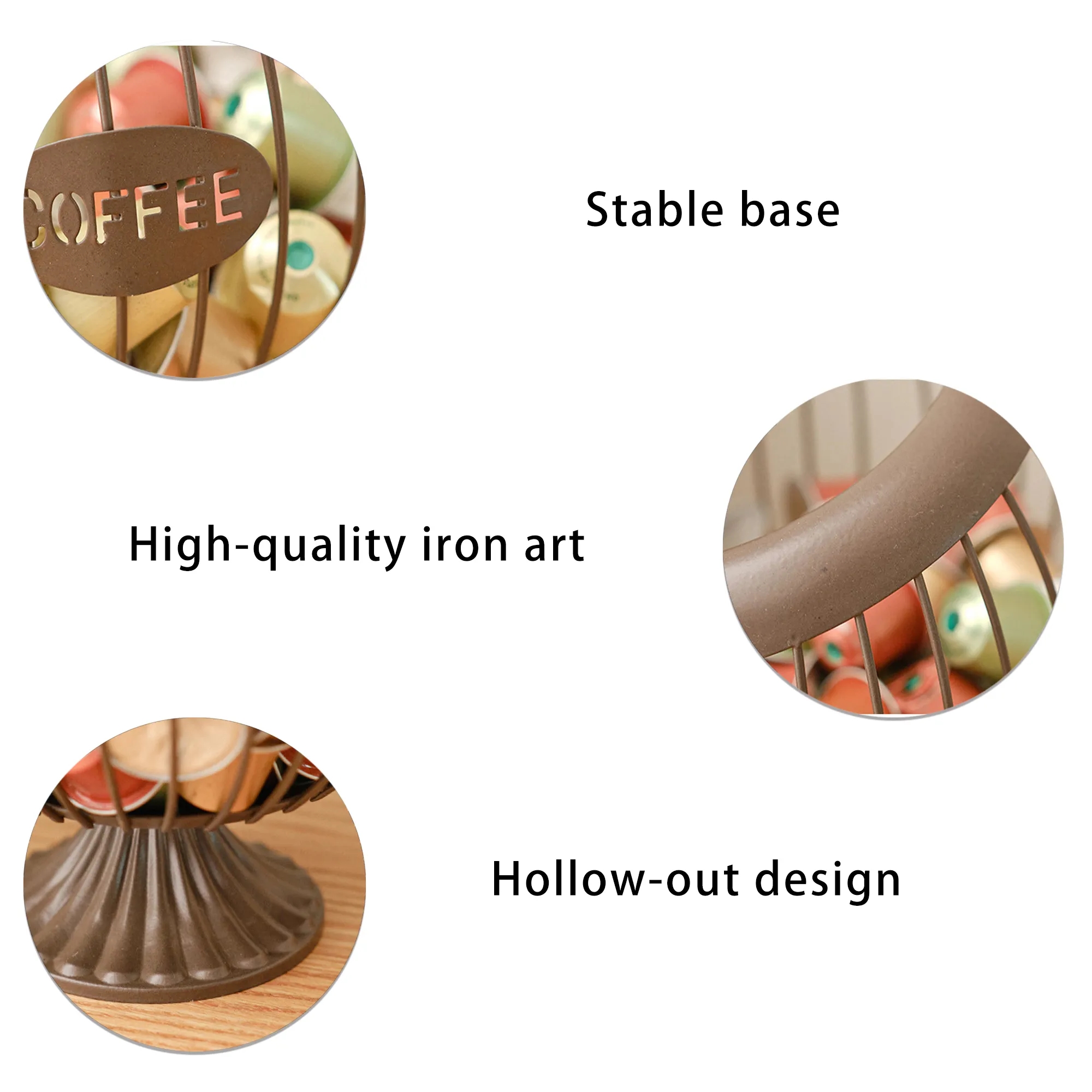 Iron Spherical Fruit Basket 4