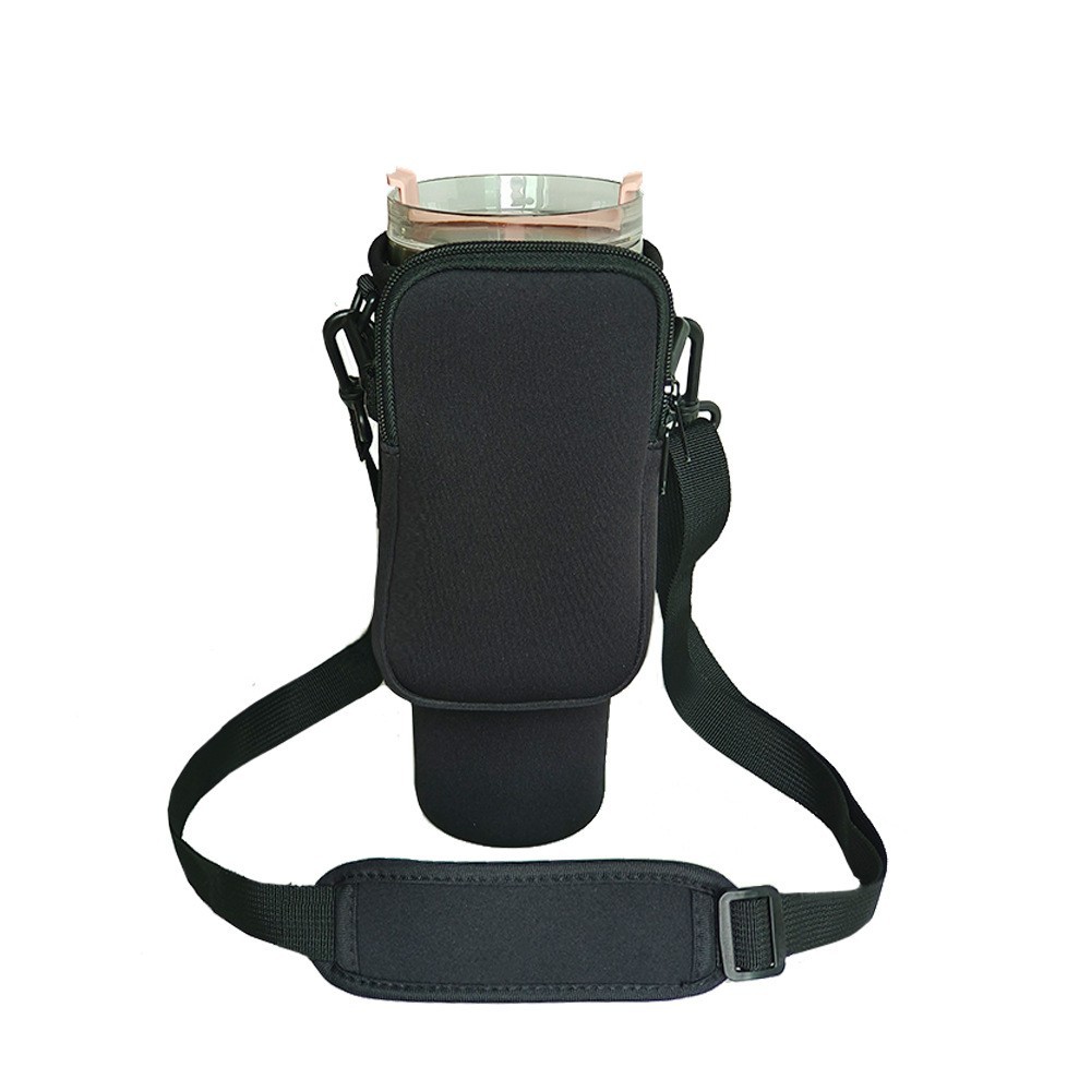 Mug Sleeve with Strap, custom koozie with logo imprint 2