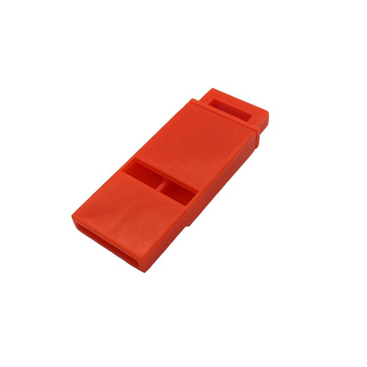 Emergency Whistles - Orange Plastic 2