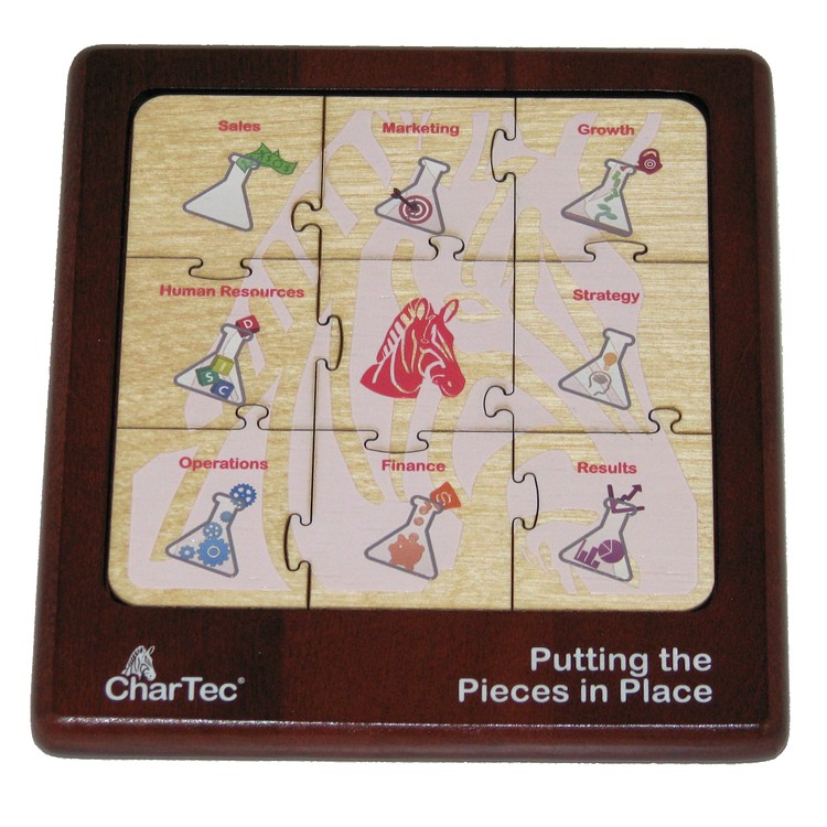 Wood Jigsaw Puzzle - 9 piece square 5