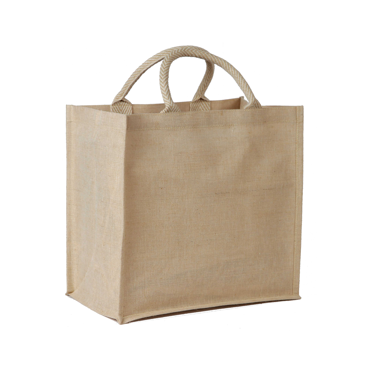Jute/Cotton Tote Bag, custom tote bag with logo imprint 2