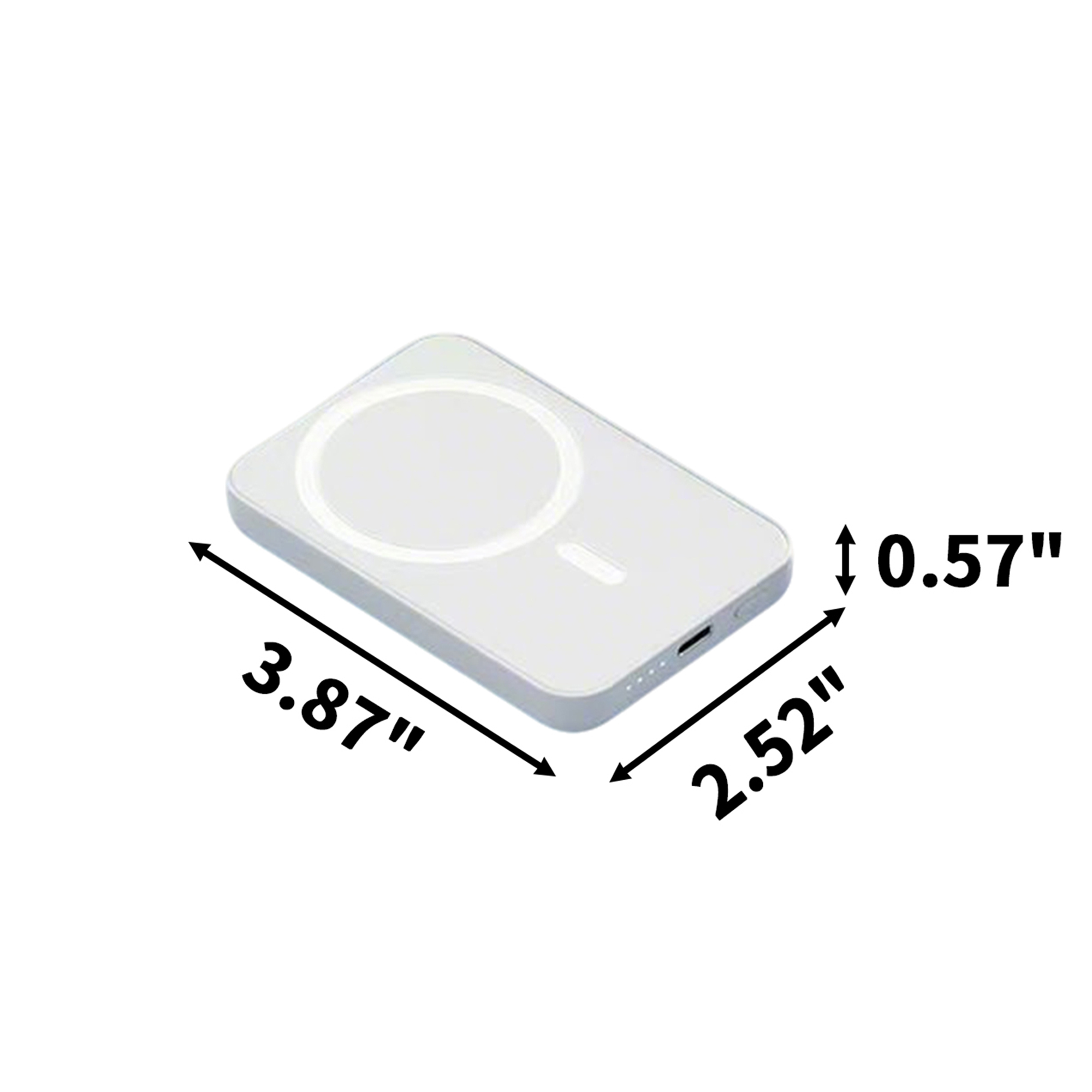 Magnetic Wireless Power Bank 5000 Mah Slim Design 1