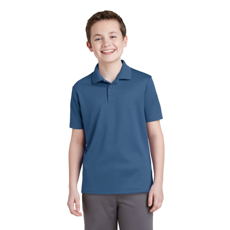 Sport-Tek Youth PosiCharge RacerMesh Polo. 41