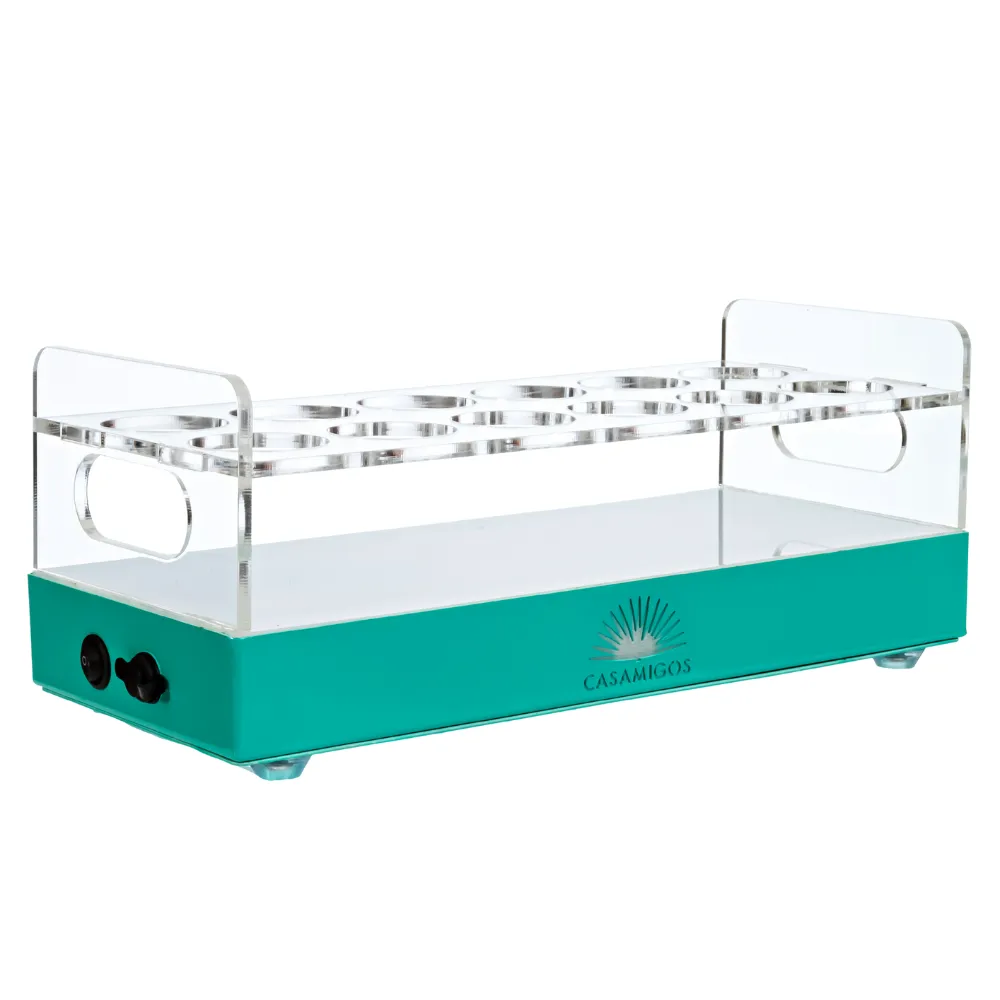 Rectangular Metal LED Shot Tray 2