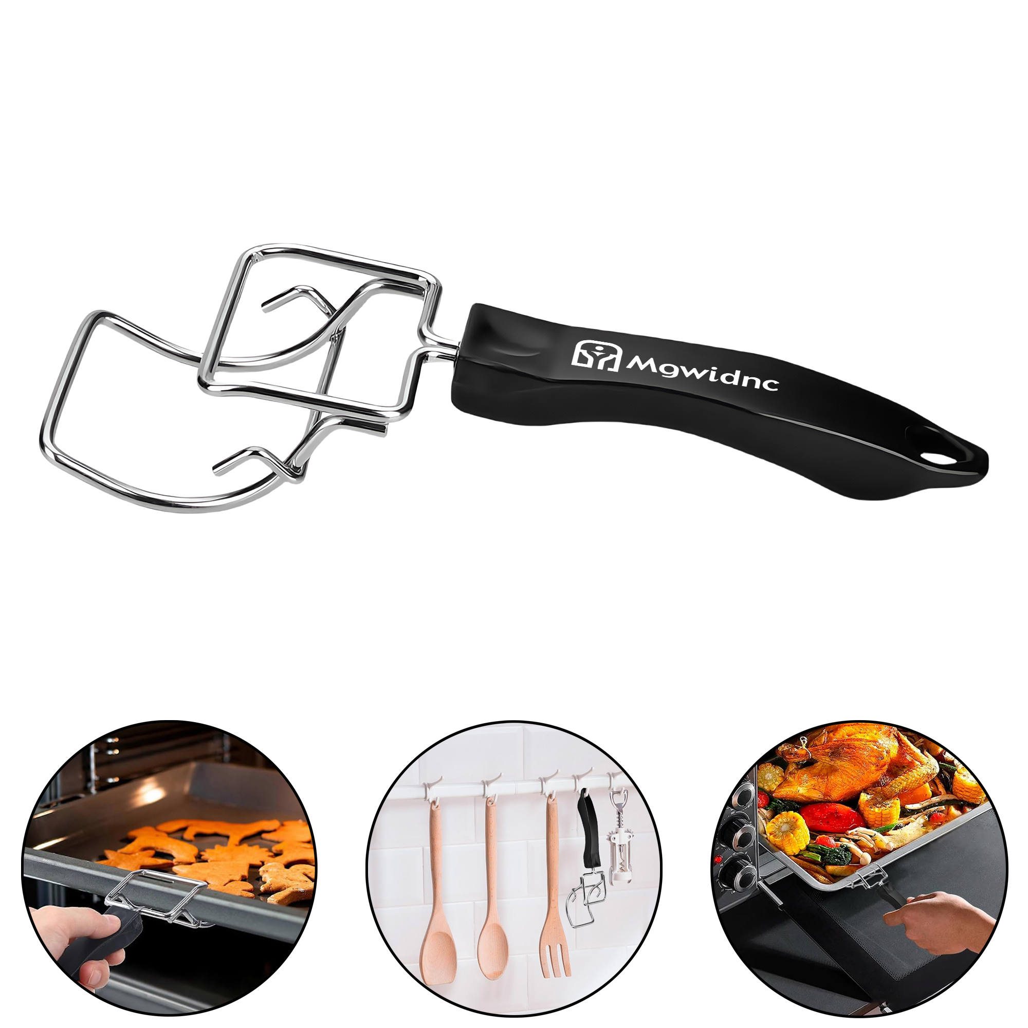 Heat-Resistant Baking Pan Handle with Chrome Plating