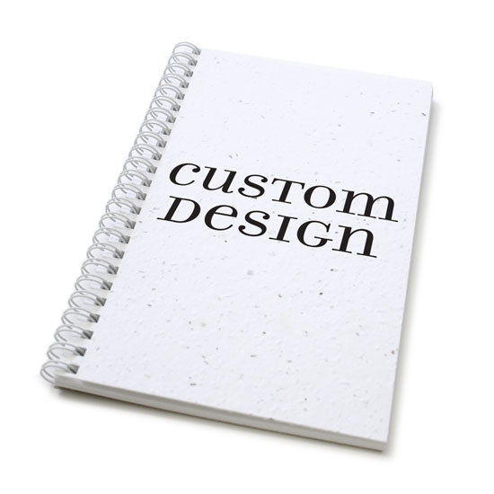 Custom Design Personalized Plantable Journal: Standard 6