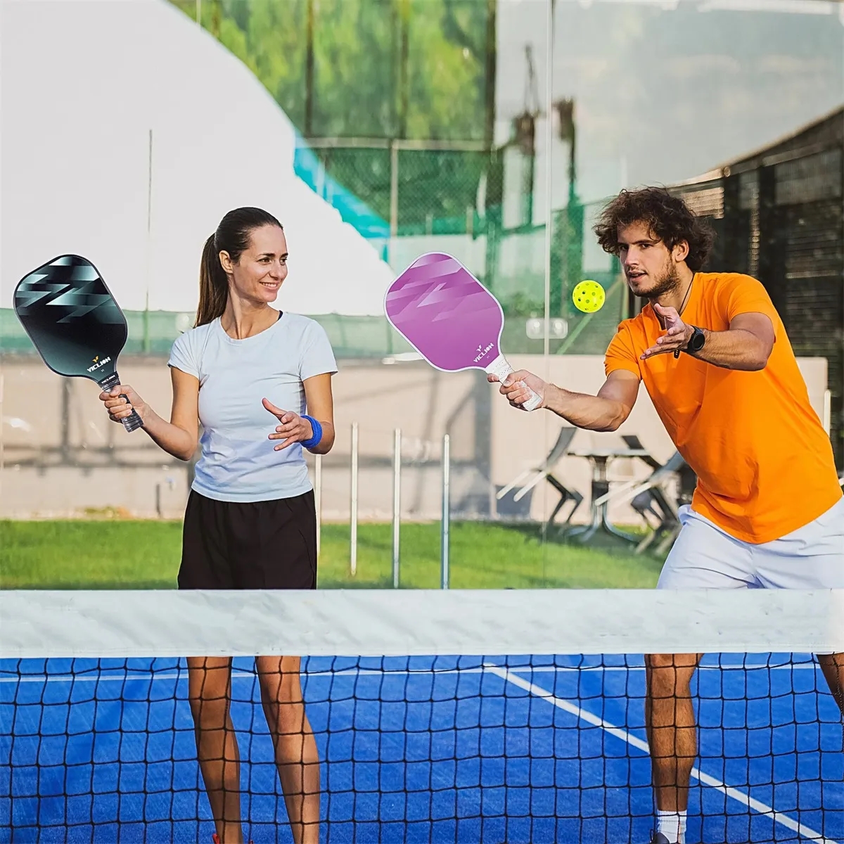 Pickleball Set with Rackets, Pickle Ball Paddle 6