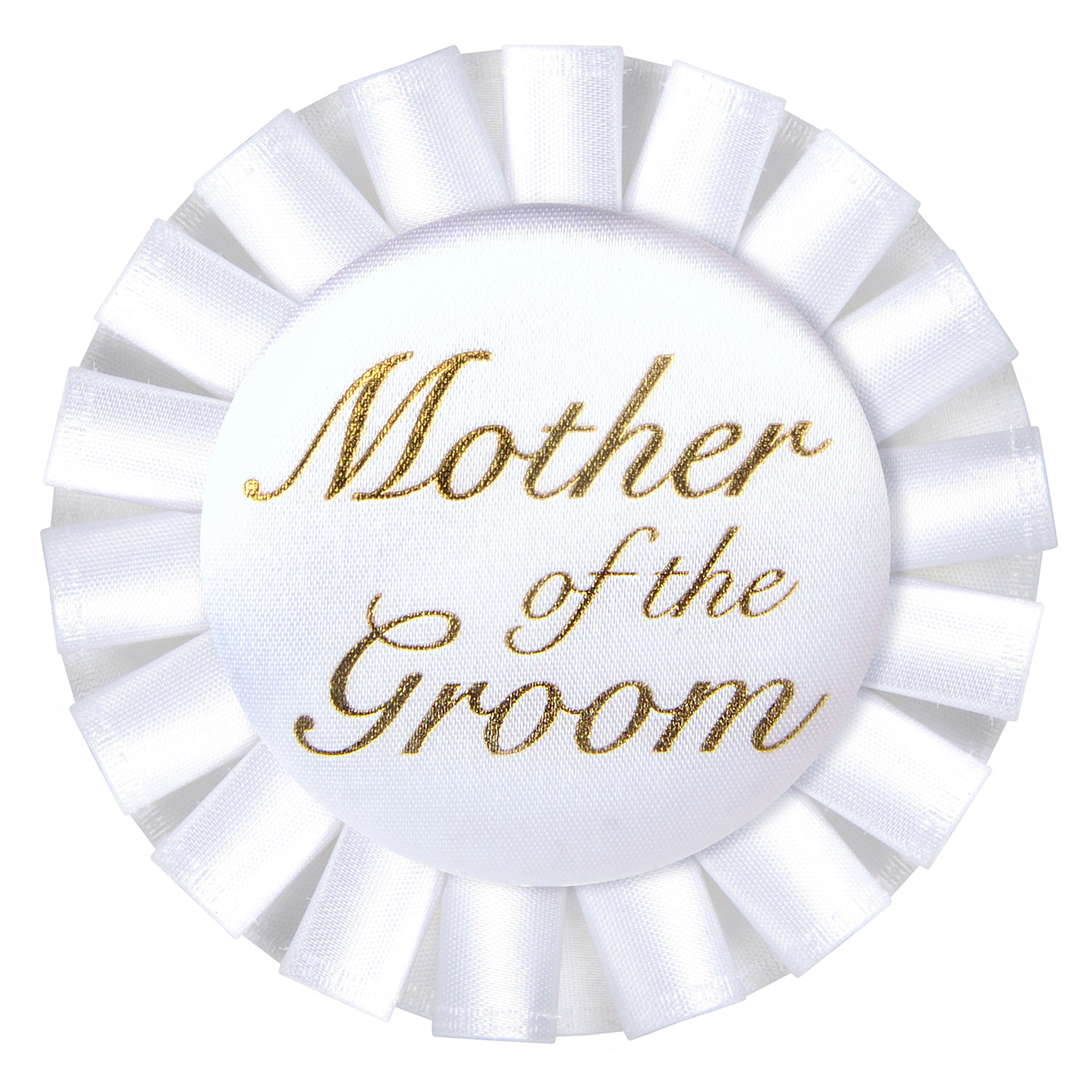 Mother of the Groom Satin Button