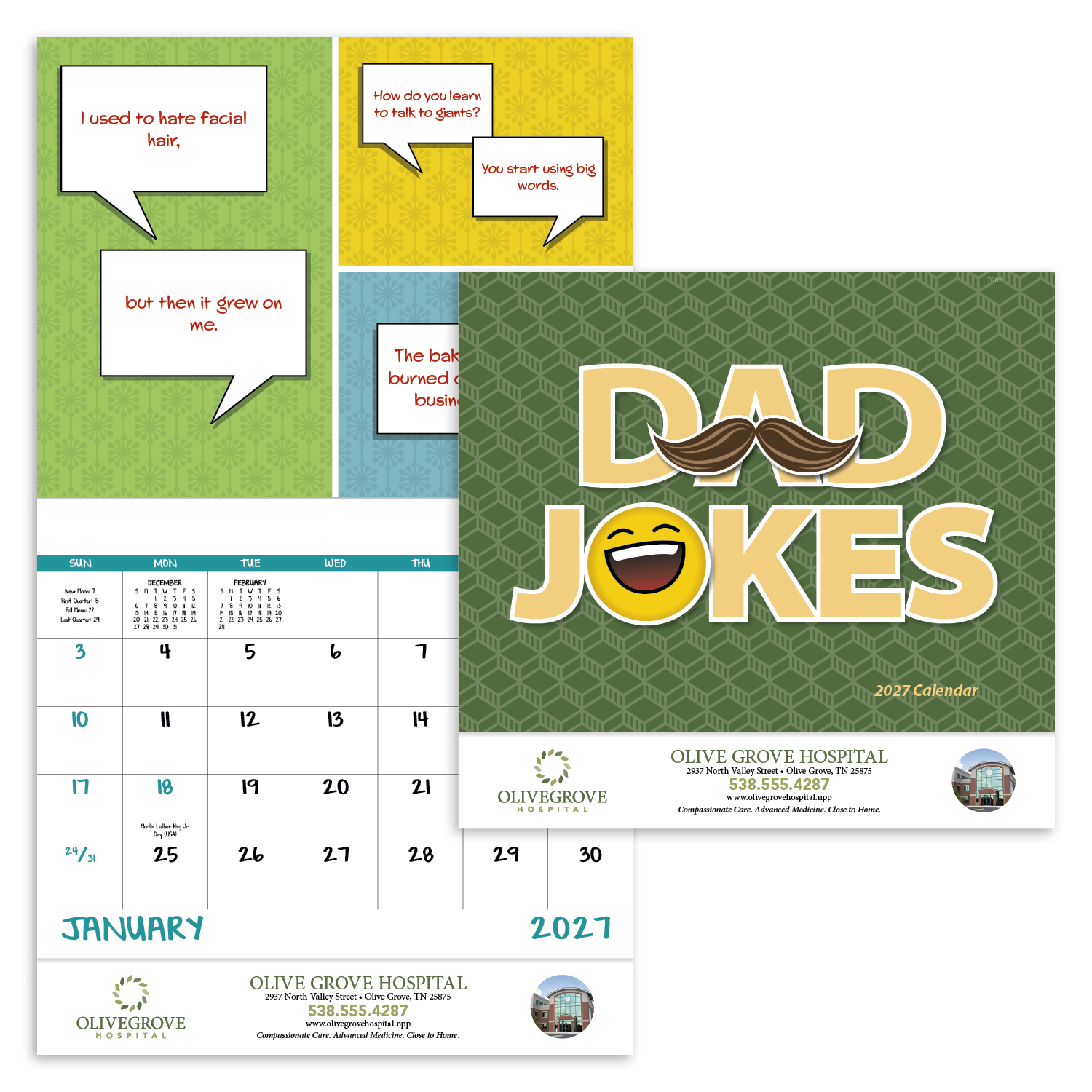 Good Value™ Dad Jokes - Stapled Calendar 27