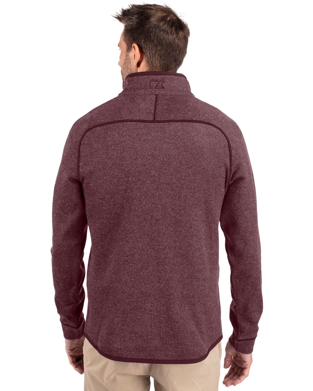 Mainsail Sweater-Knit Mens Half Zip Pullover Jacket
