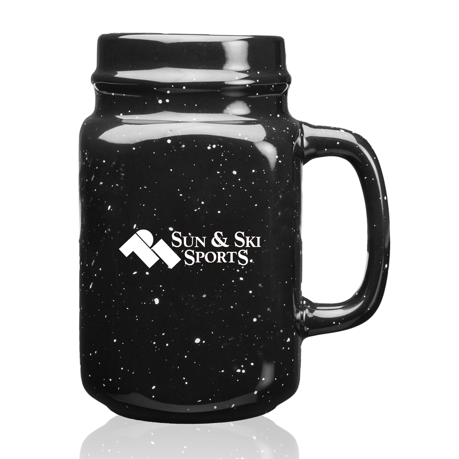 16 oz. Savannah Speckle Ceramic Mason Jars 11