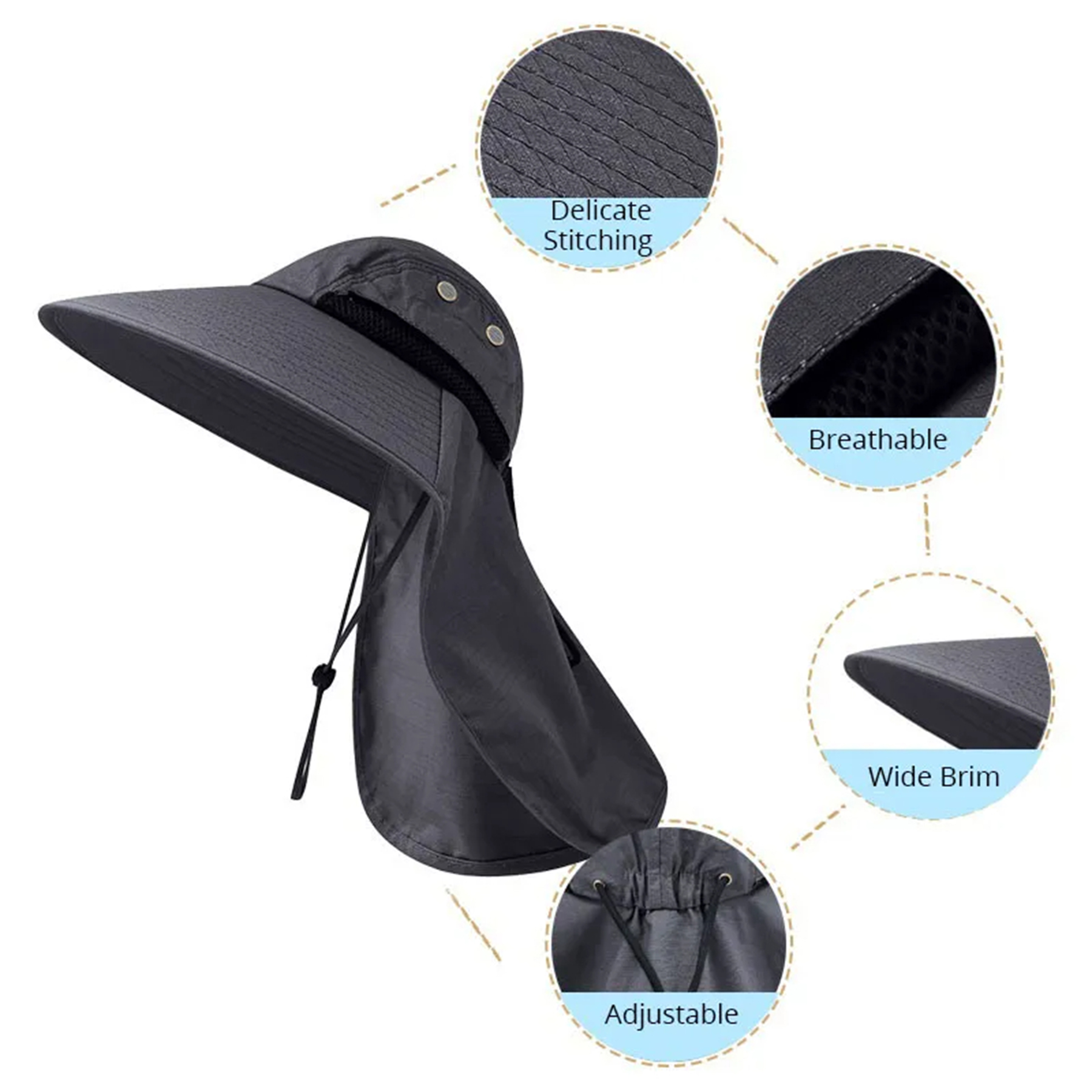 Outdoors Wide Brim Hat 2