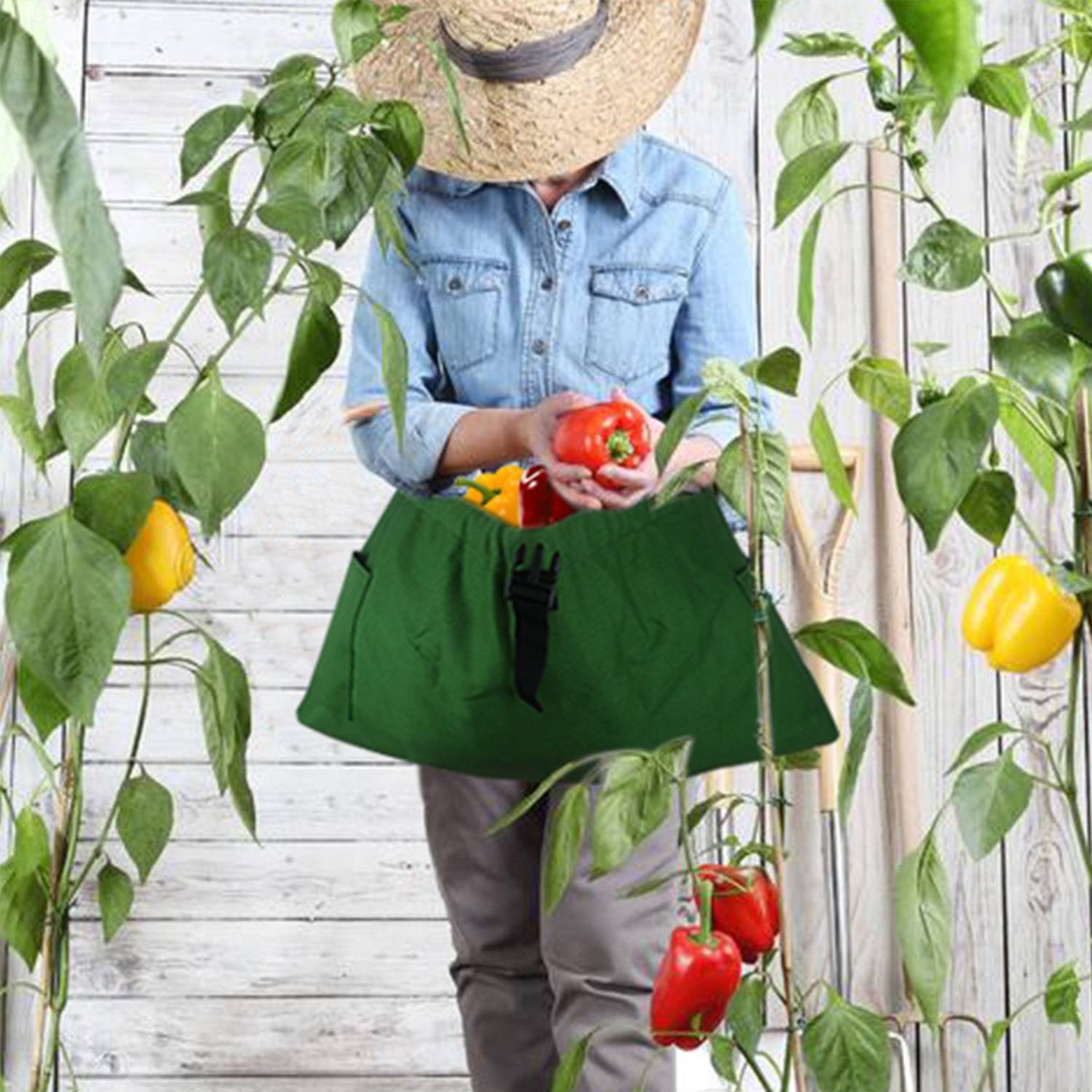 Garden Harvesting Vegetable Fruit Picking Bag Apron 5