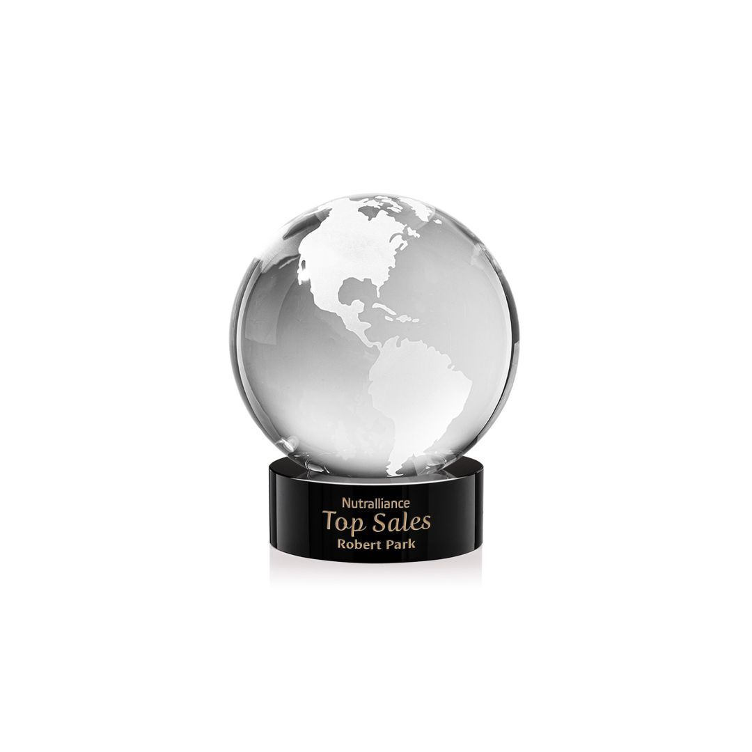 Globe Award on Stanrich Base - Black 13