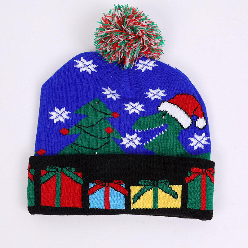 LED Christmas Holiday Hat for Unisex Kids Adults 12