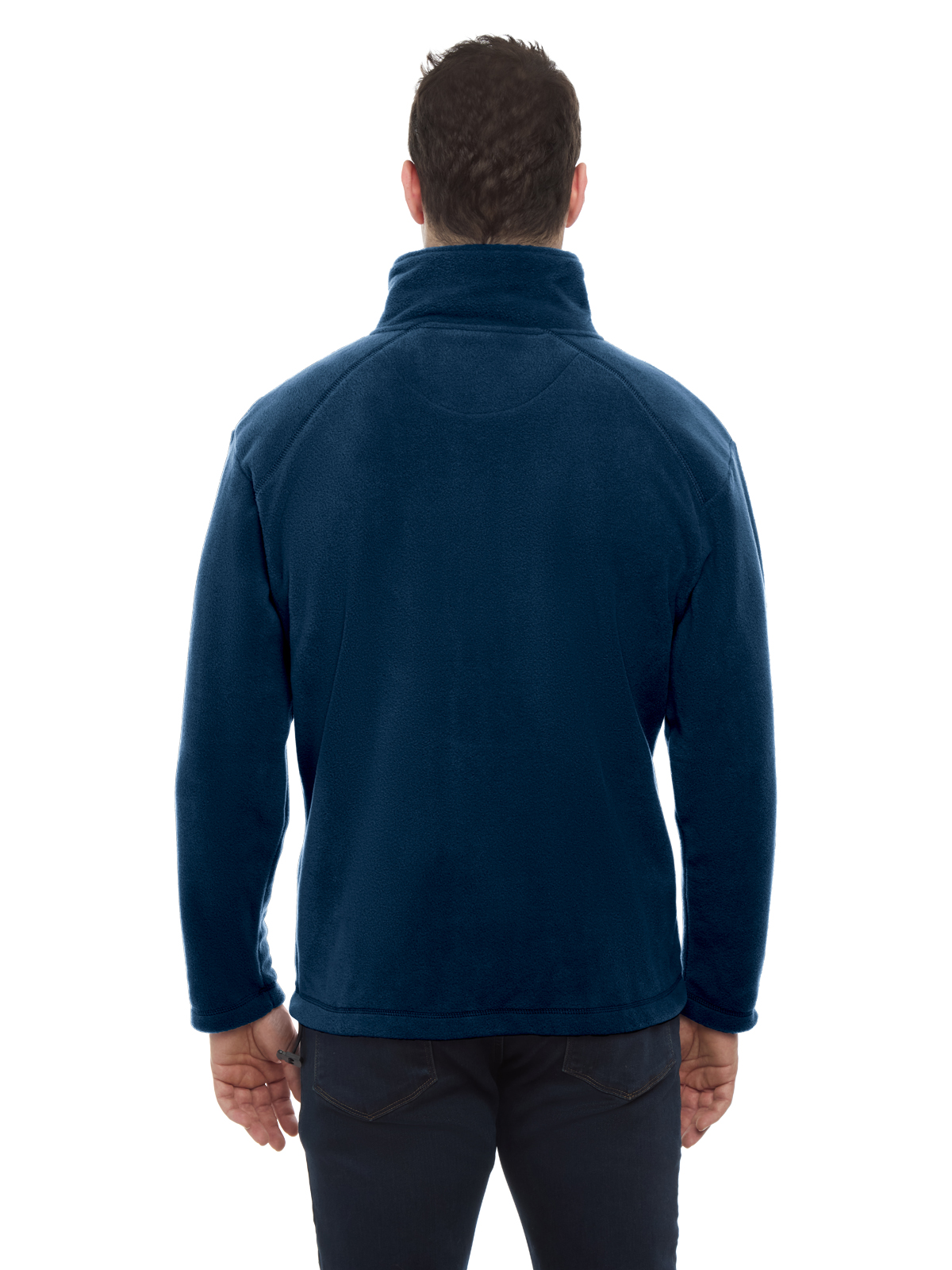 Blue Generation - Unisex 2-Pocket Micro Fleece Zip Pullover 15