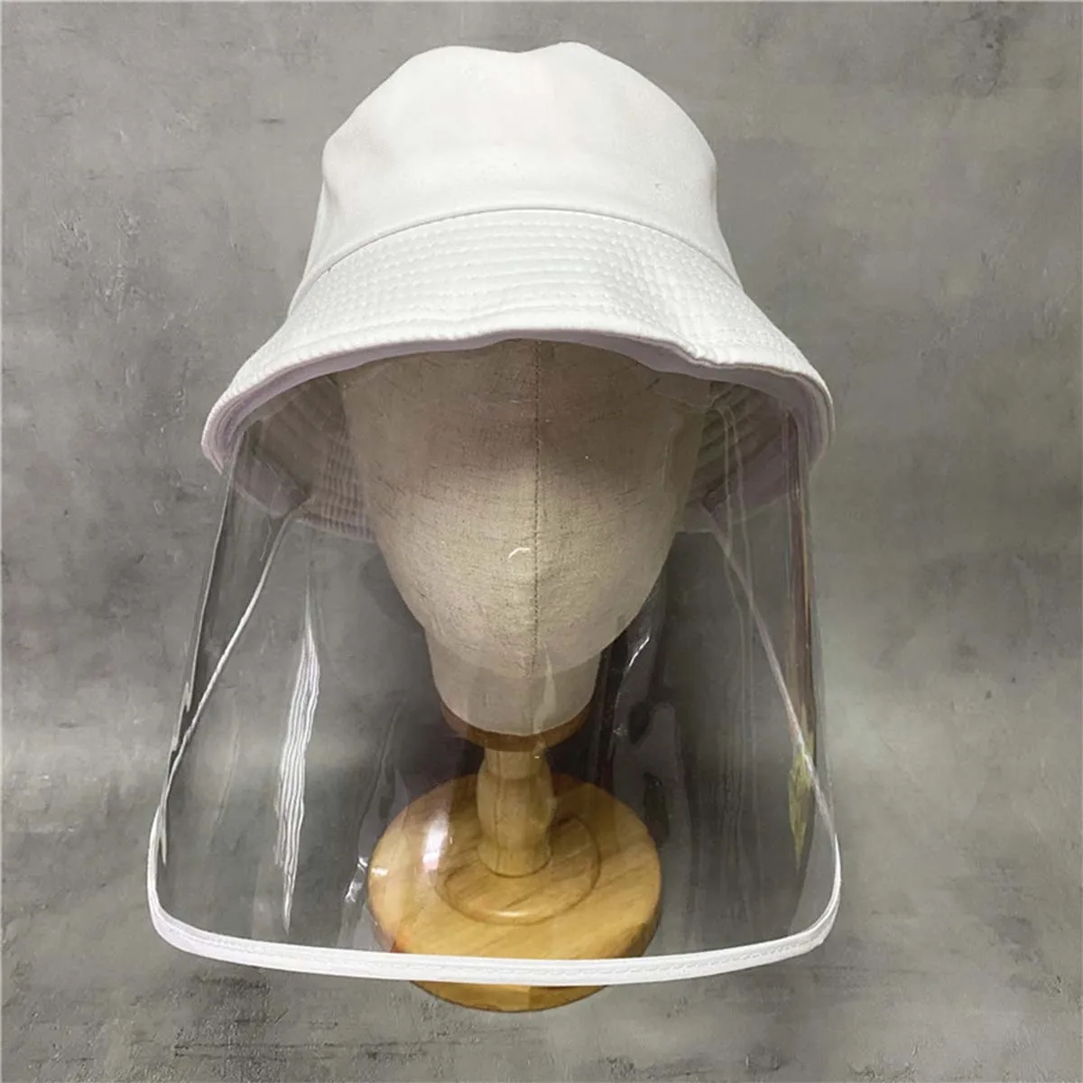 Fishing Bucket Hat With Detachable Transparent Face Mask 7