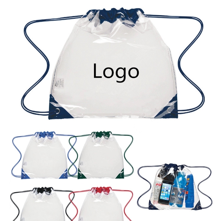 Clear Drawstring Backpack 1