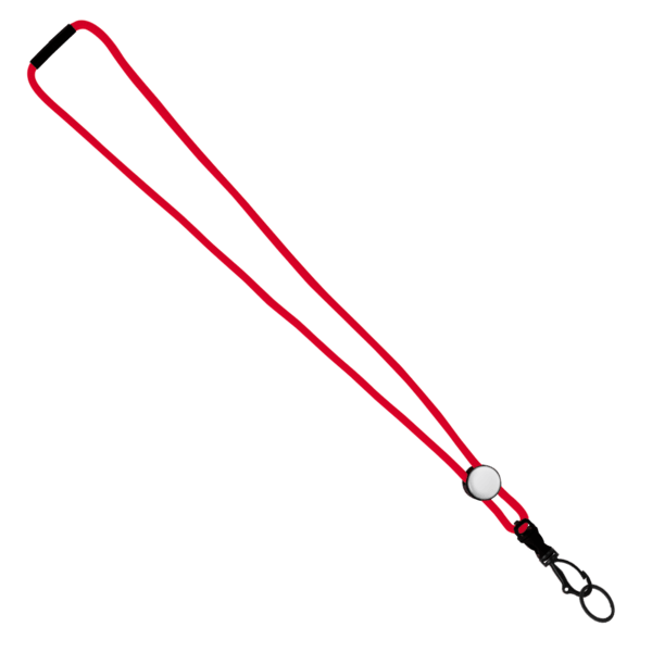 3/16" Nylon Cord Lanyard with Snap-Buckle Release, Standard O-Ring & Slider 77