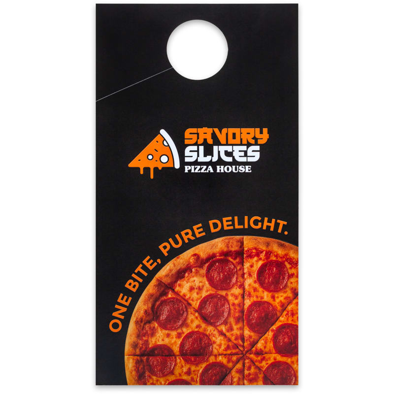 4.25 X 8 Inch Full Color Door Hanger 28