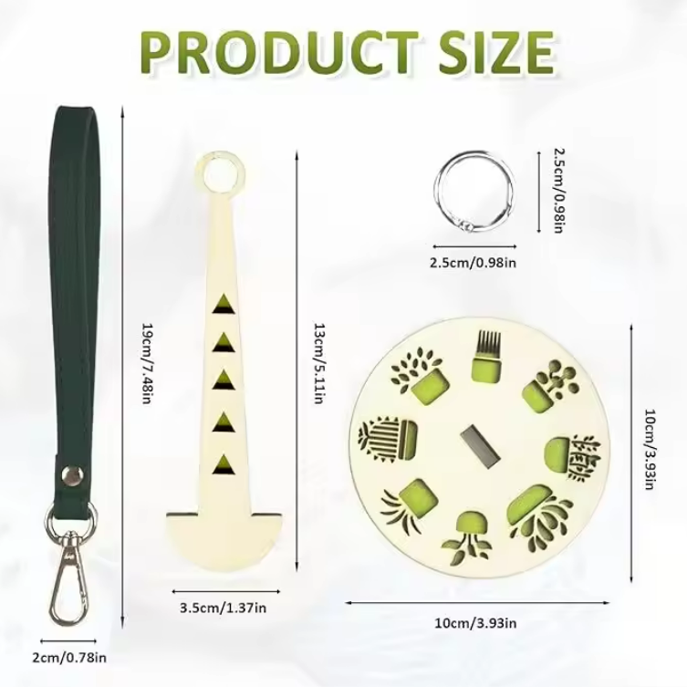 Wooden Portable Wrist Yarn Holder 2