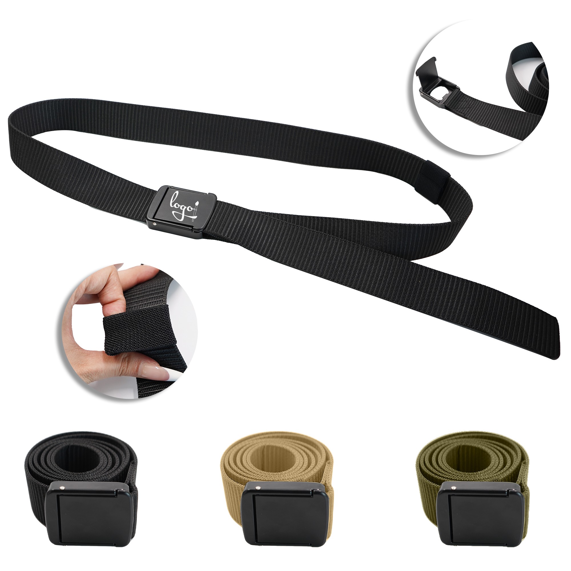 Nylon Tactical Belt With Zinc Alloy Buckle 5
