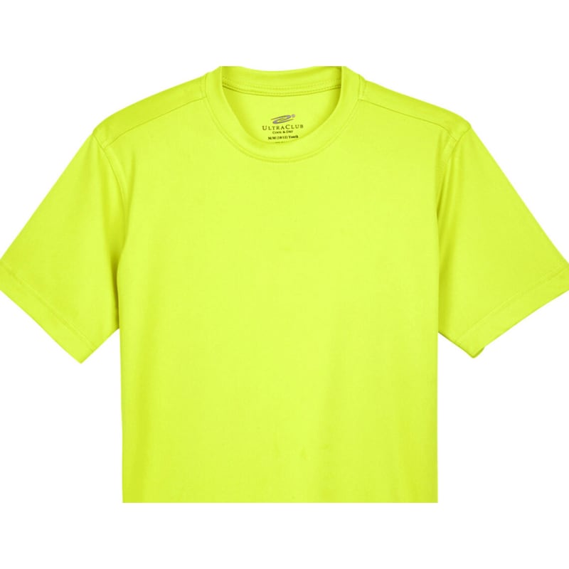UltraClub Youth Cool & Dry Sport Performance Interlock T-Shirt 74