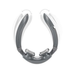 White Electric Neck Massager With Magnetic Electrode Pads 3