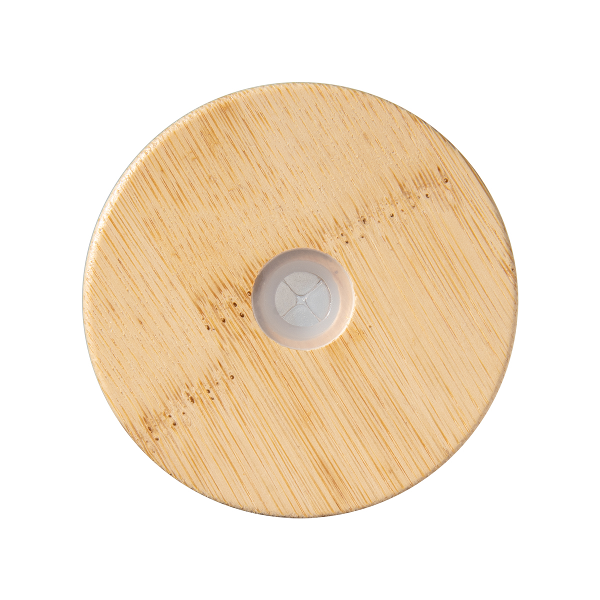 17 Oz. Soda Lime Glass Can With Bamboo Lid 3