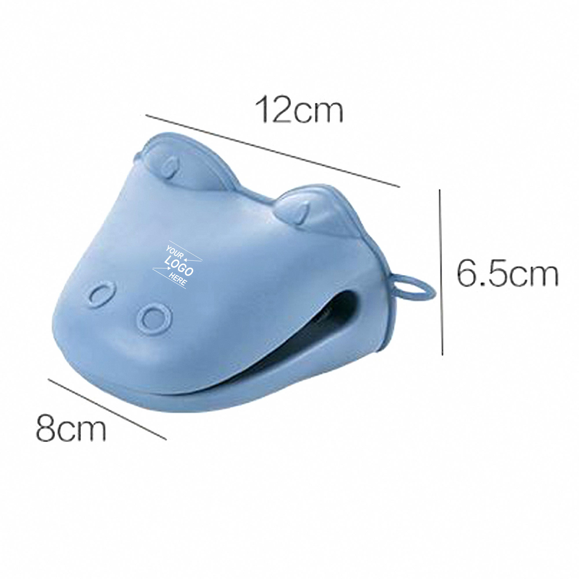 Hippo Silicone Oven Mitt Clip 2