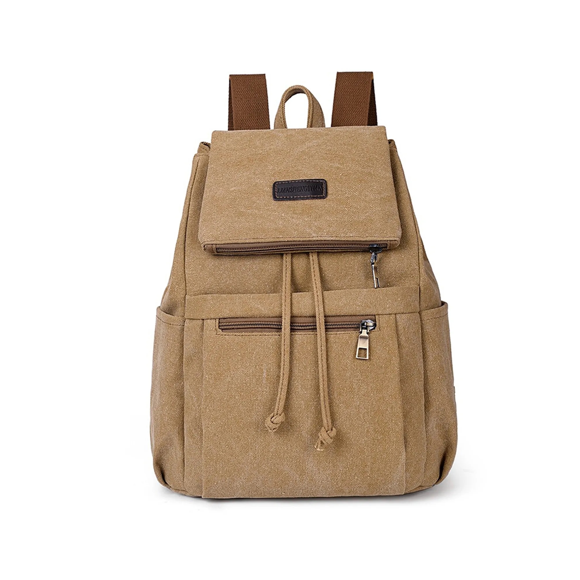 Portable Canvas Backpack Rucksack 7