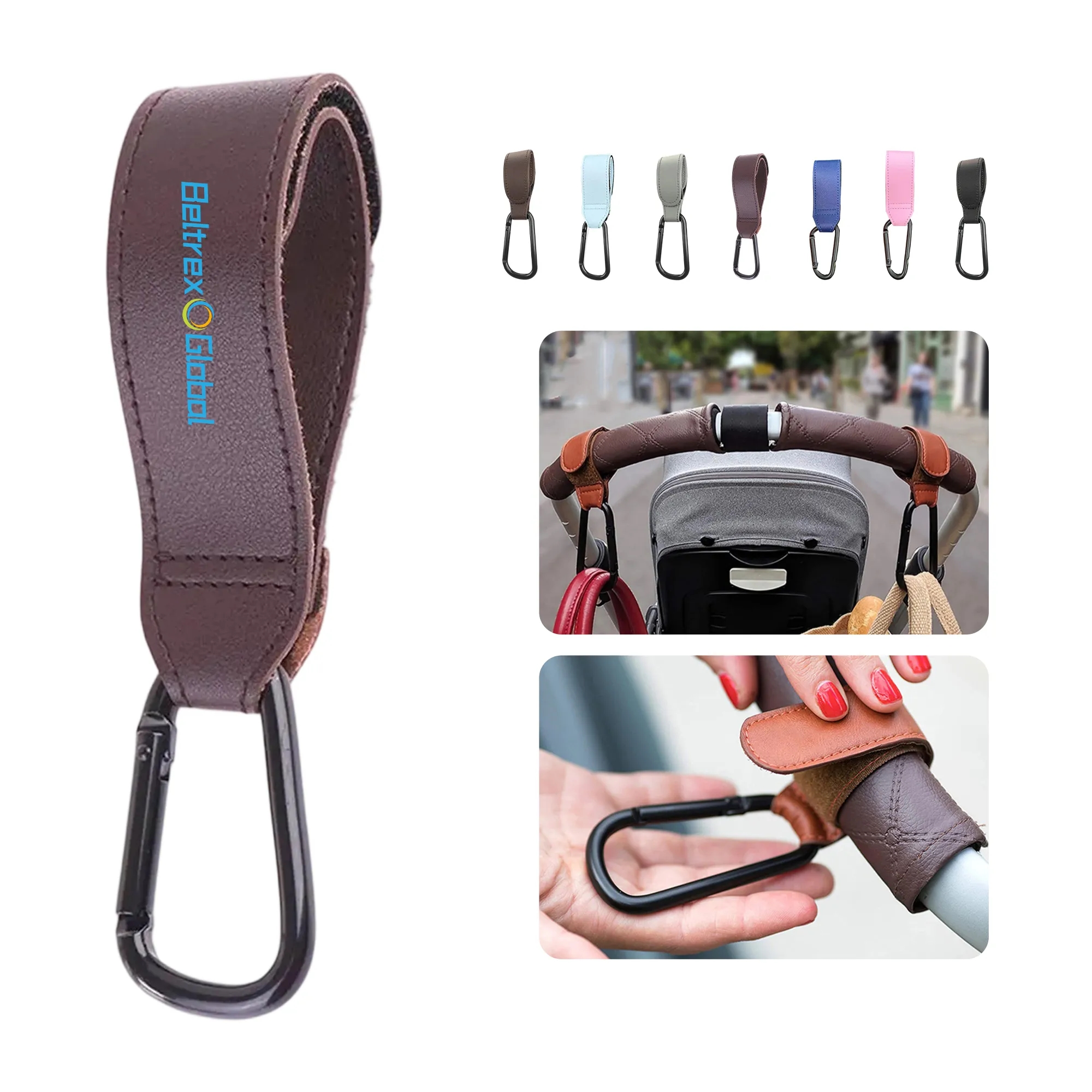 Alloy Core PU Leather Hook for Travel and Outdoor Use 14