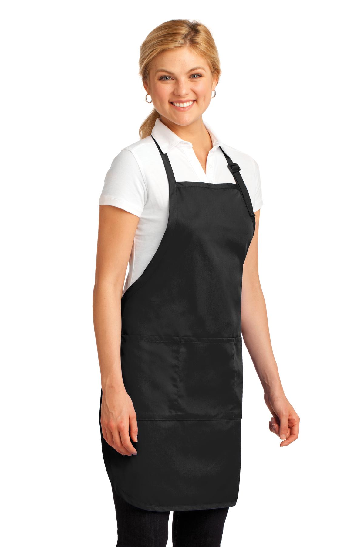 Easy Care Full-Length Apron with Stain Release