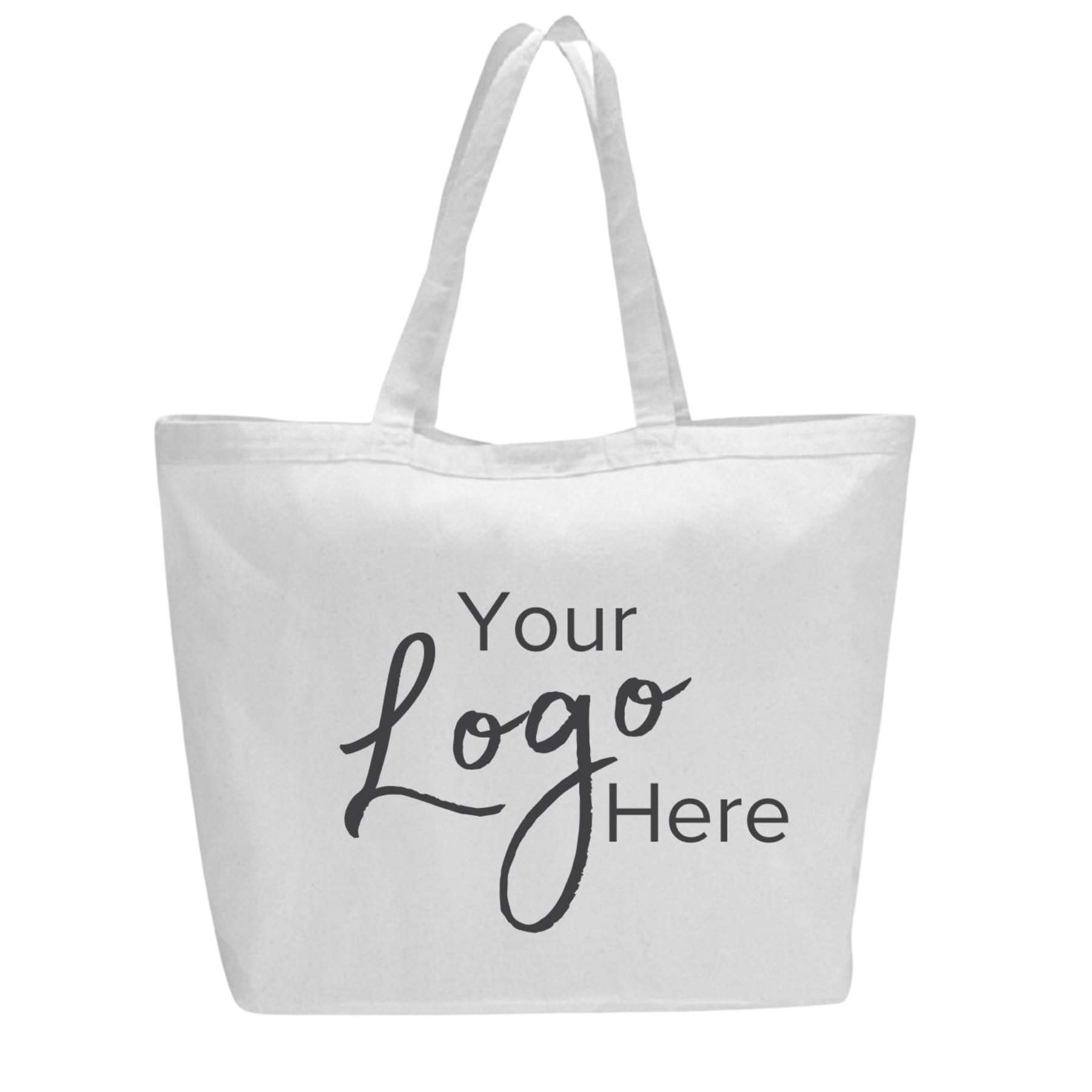 Canvas Tote Bag 23" W x 17" H with 6" Gusset, custom tote bag with logo imprint 12
