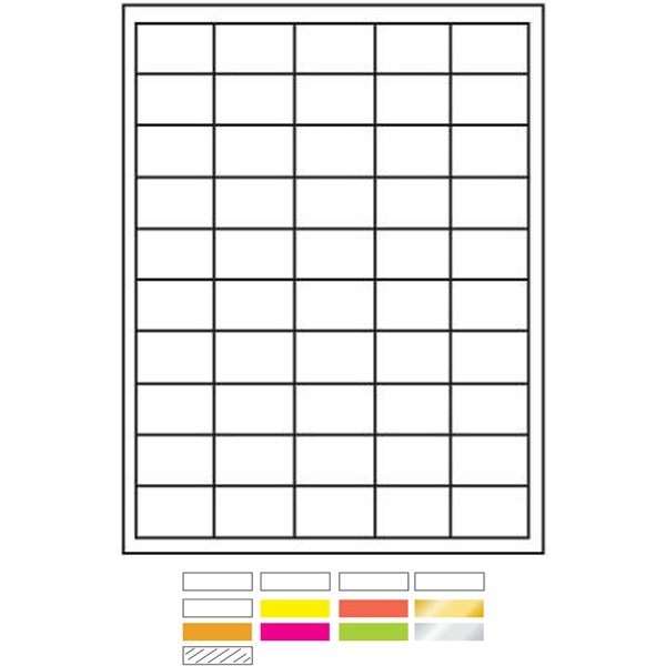 Laser Labels Printed (1½"x1") 2