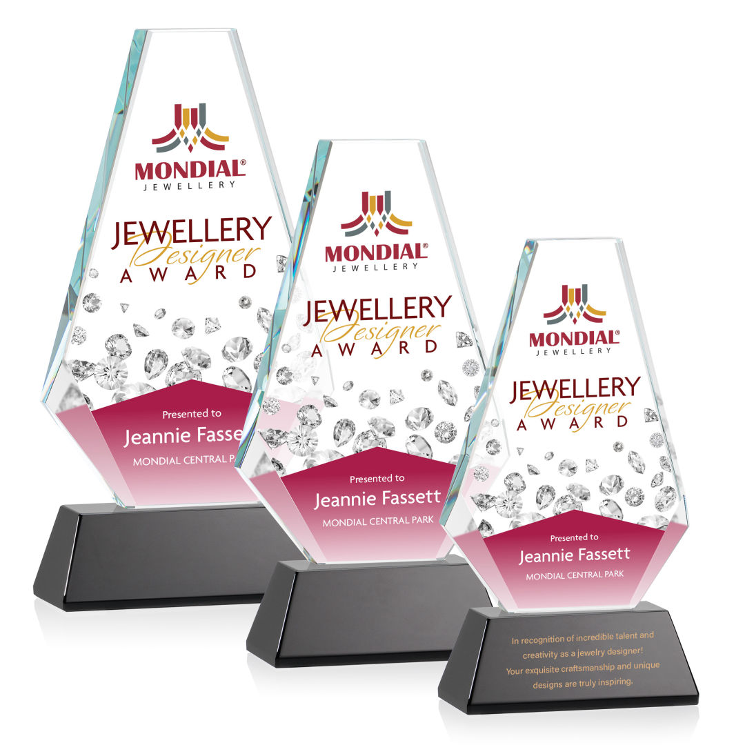 Kingsley VividPrint™ Award on Newhaven Base - Black 8