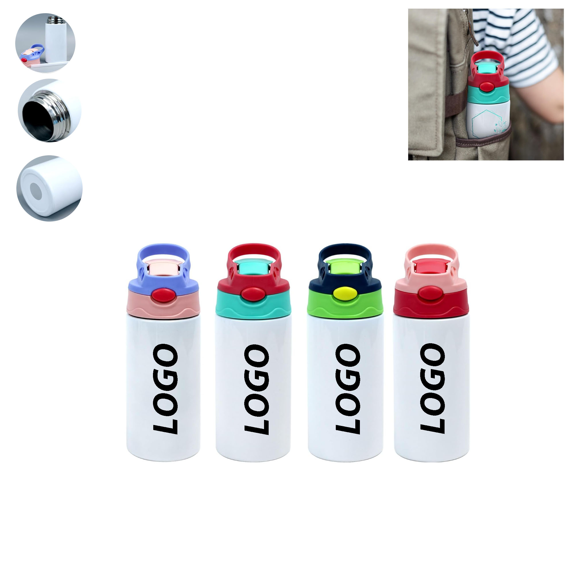 MOQ 50 pcs Customizable 12oz Sublimation Blank Kid Cup 1