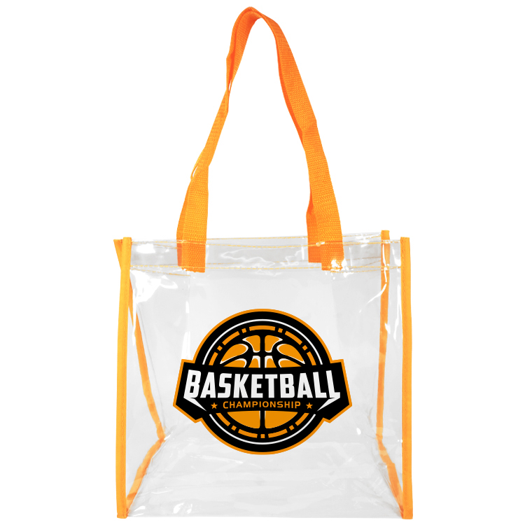Coronado Clear Open Top Tote, custom tote bag with logo imprint 15