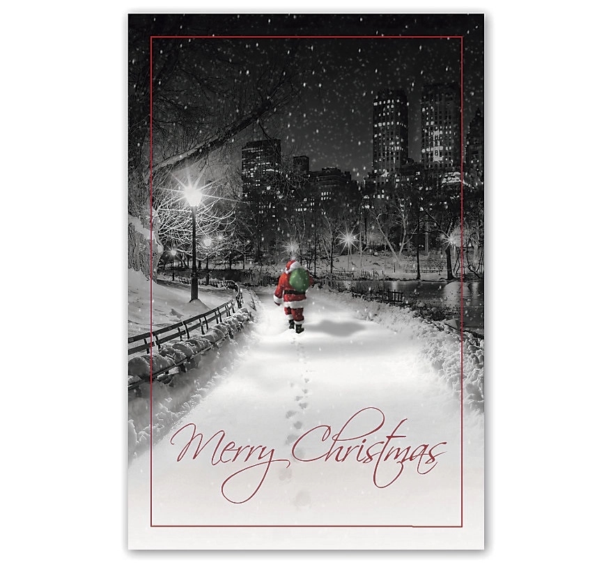 Midnight Santa Holiday Postcards 1