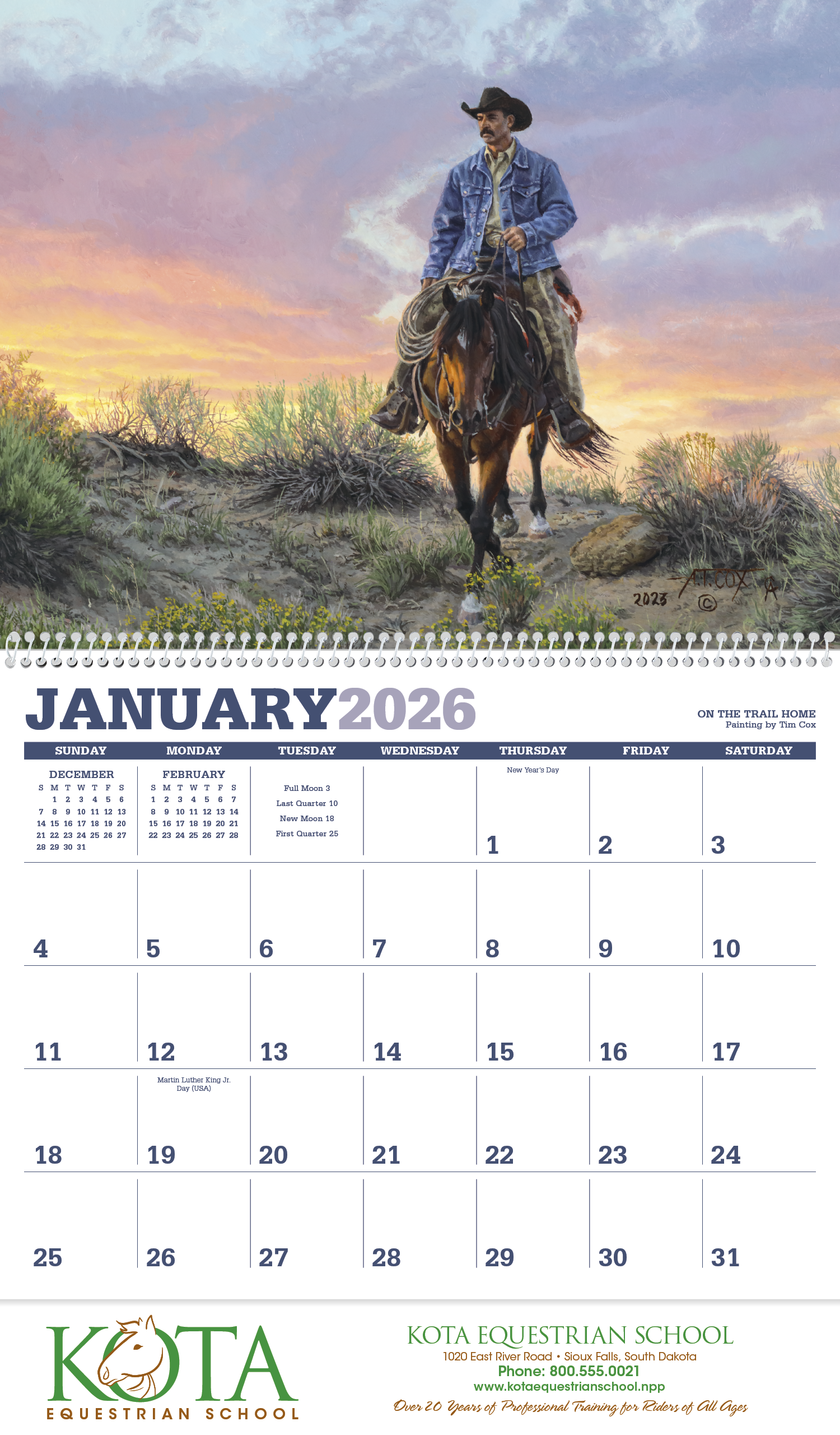 Triumph® Calendars American West by Tim Cox Calendar 11