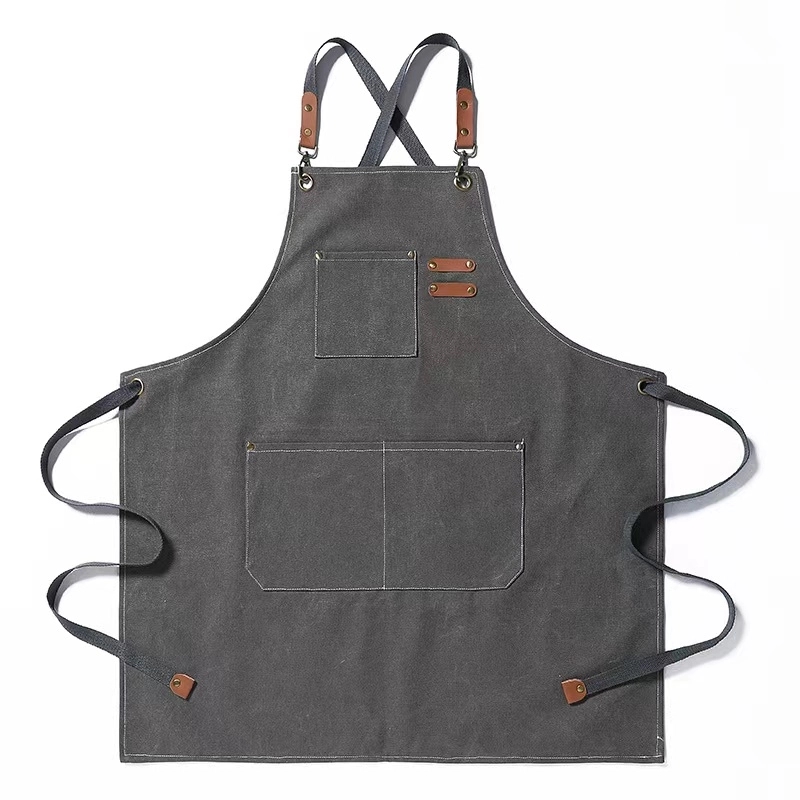 Waterproof Canvas Apron w/ Pocket 3