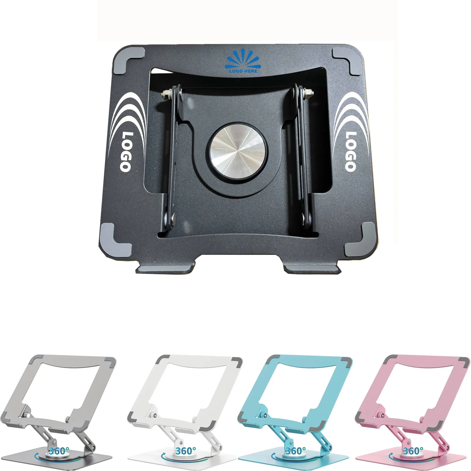 Custom Logo 360 degrees Rotating Laptop Stand