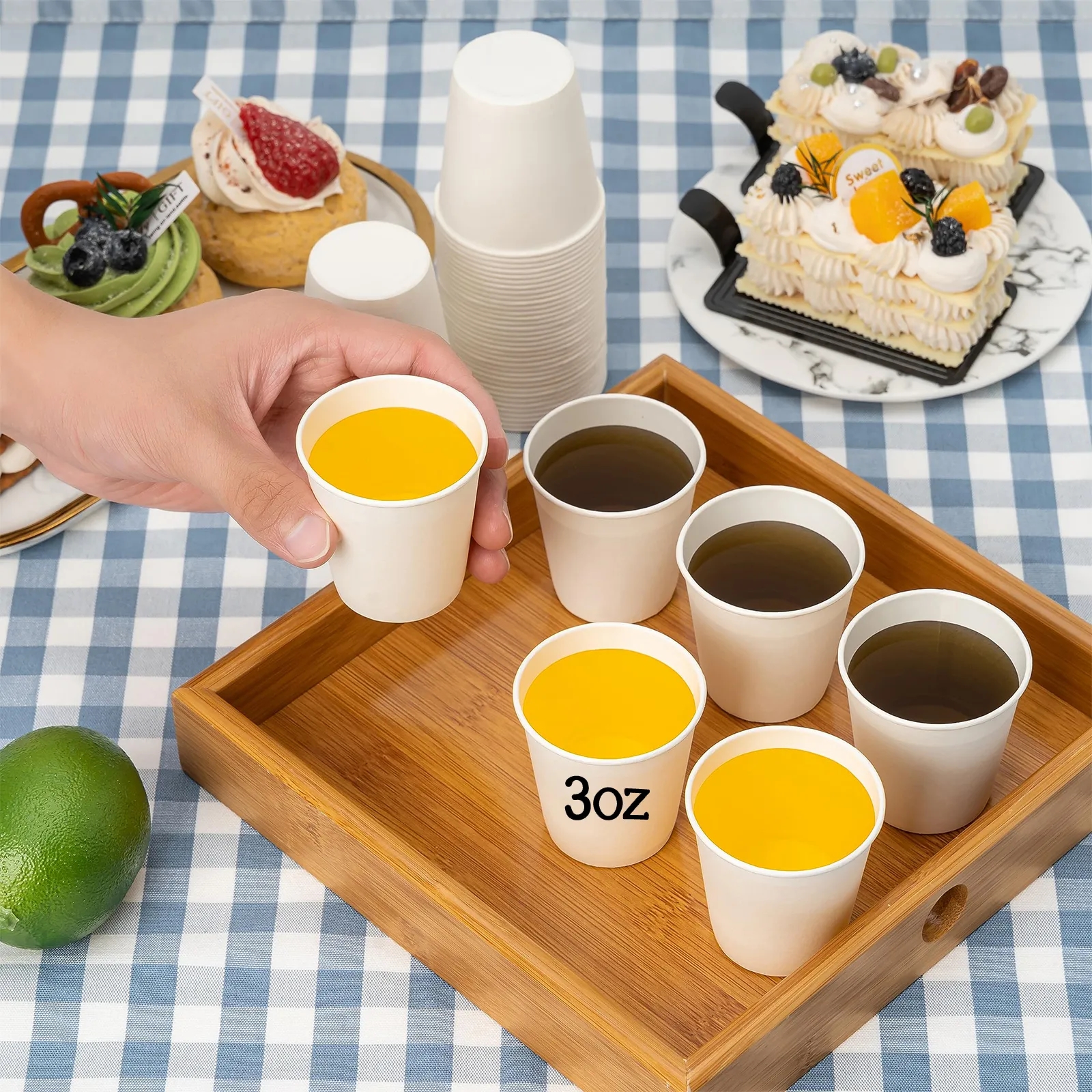 Disposable Paper Cup 3 oz 8 oz 12 oz 16 oz 22 oz 7