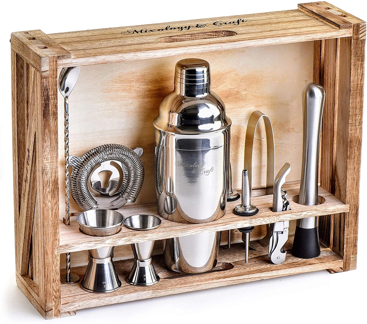 11-Piece Cocktail Bar Set (Stainless Steel) 8