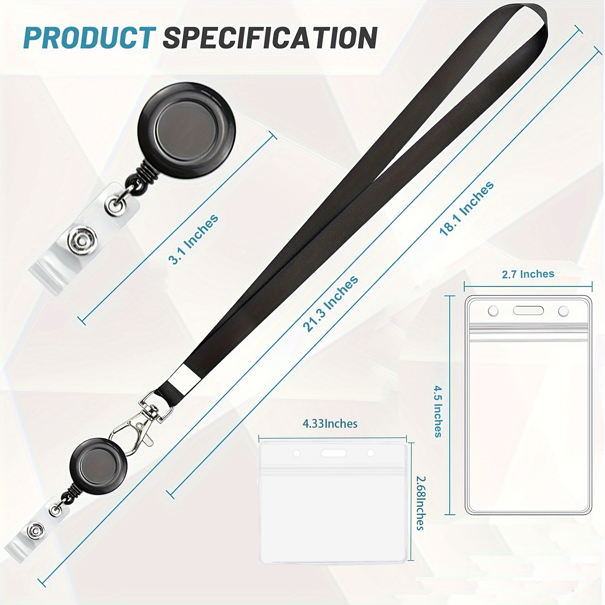Durable PU Lanyard with Breakaway 2
